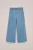 Blue Ridge – Meisjes wide leg broek – High waist – Lichtblauw – Katoen –
