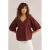 WE Fashion top donkerrood