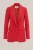 WE Fashion – Dames slim fit blazer – Slim Fit – Felrood –