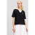 Karl Lagerfeld Ikon Patch Polo T-shirt Black