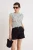 TRENDYOLMİLLA Dames Ecru Stippen Mouwloos Getailleerd Blouses