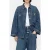 Closed Shirt With Straps Cropped Shirts & Blouses Dark Blue