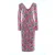 Dolce & Gabbana Roze Zijden Cup Cake Sheath Stretch Jurk voor dames