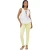 Brave Soul Slim-fit denimjeans met 5 zakken voor dames (Citroen)