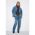 Hoog-Waisted Wijde Jeans van Katoen