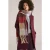 We Fashion Coat Burgundy Red