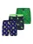 Happy Shorts Boxershorts ‘ Motive ‘  blauw / donkerblauw / groen