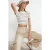 TRENDYOLMİLLA Dames Grijs Gestreept Kort Getailleerd Blouses
