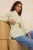 Trendyol Modest Dames Geel Effen Lang Getailleerd Modest Overhemden