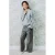 Mango Kids wide leg jeans grey denim