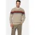 Babista gestreepte trui gebreid ALVARIO beige