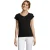 SOLS Dames/Dames Maan V Hals T-shirt (Diep zwart)