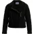 Dreimaster Leren bikerjack Dames zwart