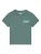 Watapparel Shirt ‘Früher War Alles Besser’  jade groen / wit
