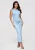 Ombre Avondjurk  blauw