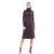 Wollen Blend Polo Hals Jurk