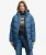 Sportieve Gewatteerde Jas Met Capuchon Blue