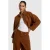 Alix the Label suèdelook bomberjack – cognac