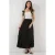 Gestructureerde Maxi Rok met Elastische Taille