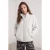 TRENDYOLMİLLA Dames Grijs Effen Lang Oversized Sweatshirts