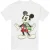 Disney Heren mickey mouse retro sjaal kerst-t-shirt