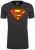 LOGOSHIRT Shirt ‘Superman Logo’  grijs