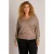 Yest Curve Plus Size gebreide trui – taupe