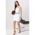 TRENDYOLMİLLA Dames Ecru Effen Kort / Mini Mouwloos Bodycon Jurken