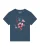 Watapparel Shirt ‘Blume in Wasserfarbe 01’  groen / petrol / rosa