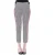 Geribbelde Houndstooth Broek met Rode Zijkantstripe