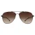 Hugo Boss Aviator Heren Mat Donker Ruthenium Bruin Kleurverloop BOSS 1641/S