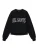 AllSaints Sweatshirt ‘DASH LILA’  zwart / wit