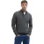 Barbour Holden trui half zip grijs gemêleerd wol