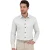 Ledub overhemd groene print Modern Fit stretch