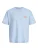 JACK & JONES Shirt ‘JORNorrebro’  pastelblauw / oranje