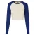 Biologisch dames-T-shirt met lange mouwen Urban Classics Retro Baseball GT