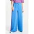 POM Amsterdam wide leg high waist gestreepte broek blauw