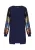 faina Gebreid vest  navy / gemengde kleuren
