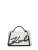 Karl Lagerfeld Handtas  zwart / wit