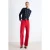 TRENDYOLMİLLA Dames Rood Effen Wijde pijp Hoge taille Jeans