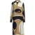 Mucho Gusto Dress Turin Chains And Tassels Camel Black Black, Cognac