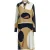 Mucho Gusto Dress Turin Chains And Tassels Camel Black Black, Cognac