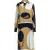 Mucho Gusto Dress Turin Chains And Tassels Camel Black Black, Cognac