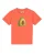watabout.kids Shirt ‘Avocato’  donkerbruin / groen / oranje / zwart