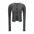 Amiri Zwarte Viscose Cardigan