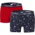 Happy Shorts Kerst boxershorts 2-pack heren christmas allover