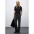 Street One Dames Shirt met chiffon detail in Zwart