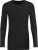 Kultivate T-shirt Lange Mouw Longer Length Ronde Hals Zwart  S