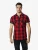 KOROSHI Overhemd  rood / donkerrood / zwart