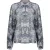 Geisha Blouse Blue/silver